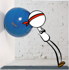 Stability Ball Neck Work